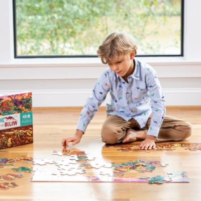 Puzzle Le monde des dinosaures (48 pièces)