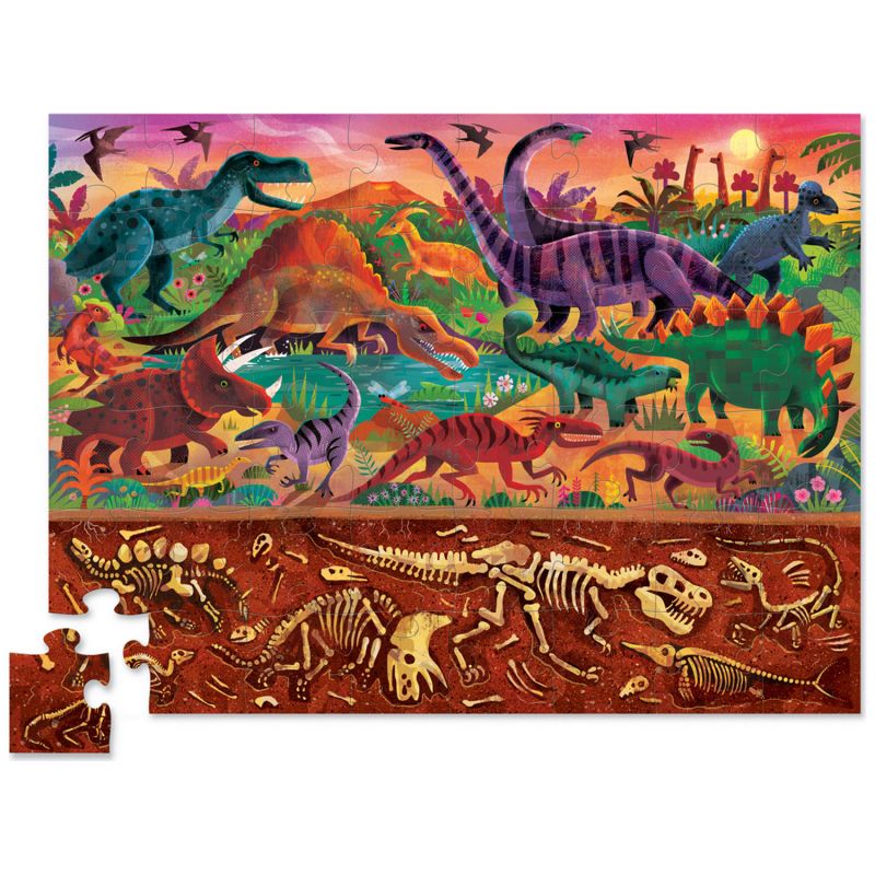 Puzzle Le monde des dinosaures (48 pièces) Crocodile Creek Produit 3