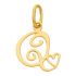 Pendentif initiale Q (or jaune 750°) - Berceau magique bijoux