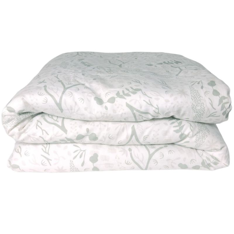 Housse de couette en coton bio Yukari Tilleul (75 x 120 cm) Kadolis Produit 1
