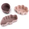 Lot de 3 moules en silicone Happy clouds Rose Done by Deer Produit 3