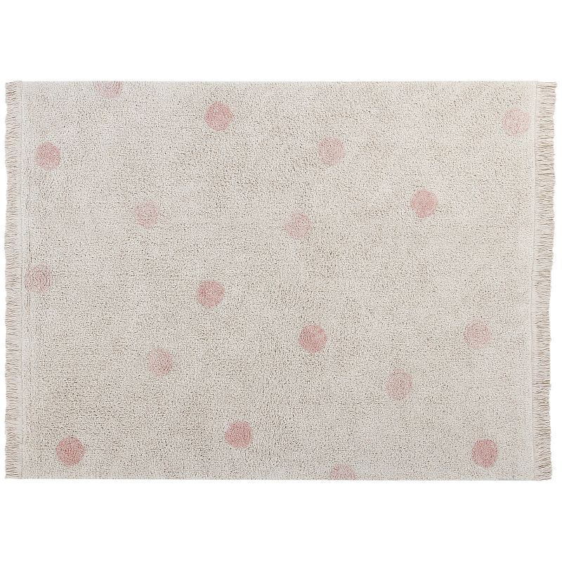 Tapis lavable Hippy Dots natural vintage nude (120 x 160 cm) Lorena Canals