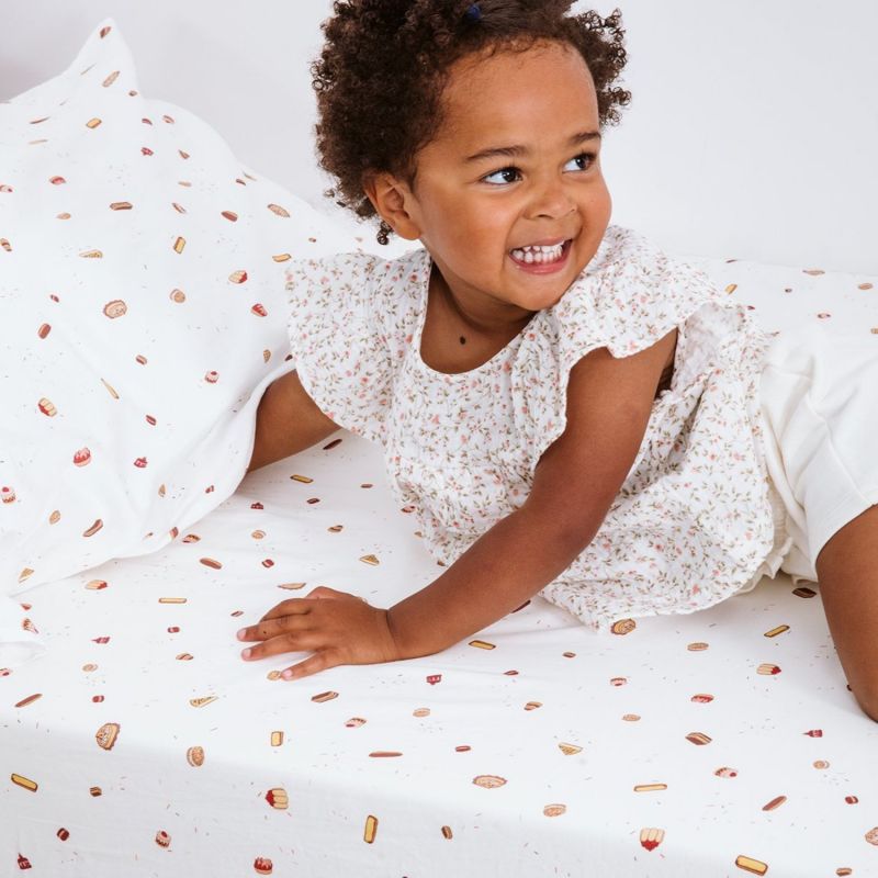 Taie d'oreiller en coton bio Gourmandises (40 x 60 cm) Kadolis Ambiance 4