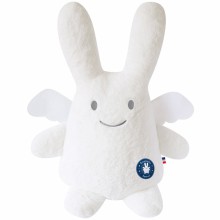 Peluche Ange Lapin Ice blanc Made in France (44 cm)  par Trousselier