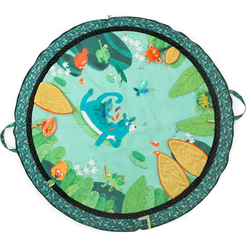 Tapis d'activités Dans la Jungle (90 x 90 cm) Moulin Roty