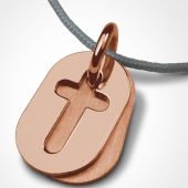 Collier cordon Amen (or rose 750°)