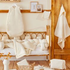 Gigoteuse forme kimono double gaze mousse de lait (18-36 mois)