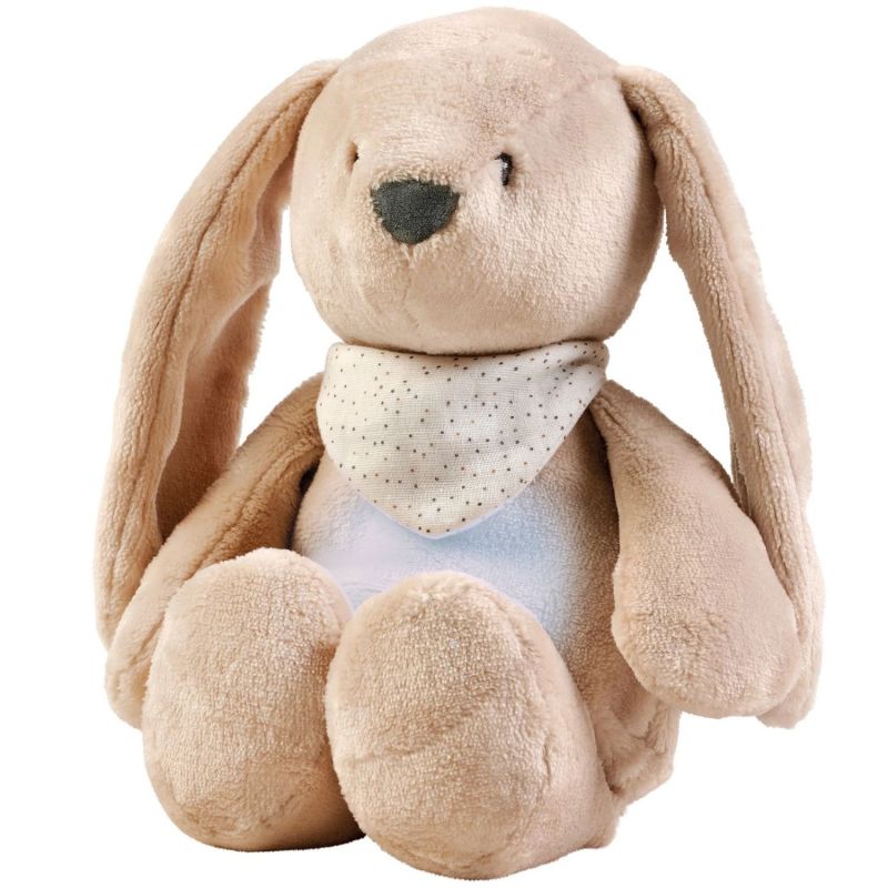 Peluche veilleuse Sleepy Lapin Brun Clair Nattou Produit 3