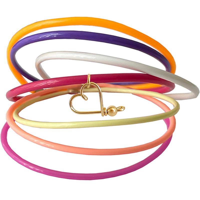 Bracelet semainier Lovely Spring goldfilled jaune Padam Padam Produit 1