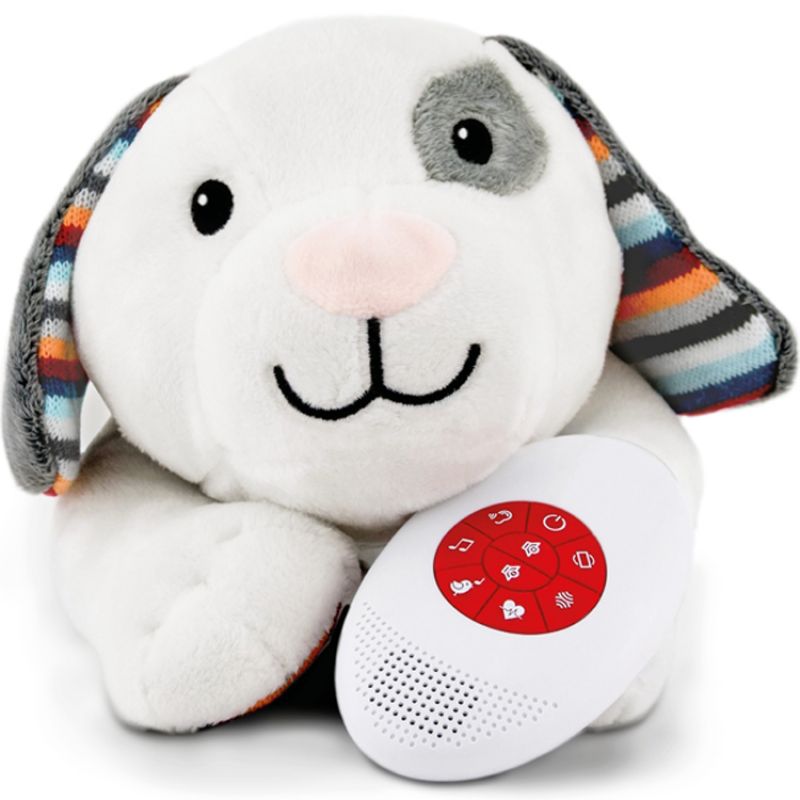 Peluche bruit blanc ou musicale Dexy le chien ZAZU