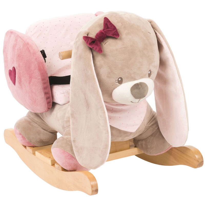 Jouet à bascule Nina le lapin Nattou