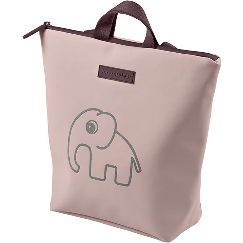 Sac à dos enfant imperméable Elphee éléphant rose Done by Deer