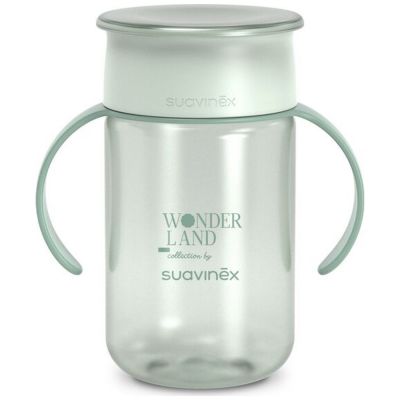Tasse d'apprentissage 360° Wonderland vert (340 ml) Suavinex