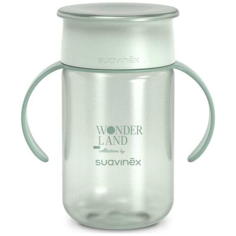 Tasse d'apprentissage 360° Wonderland vert (340 ml) Suavinex Produit 1
