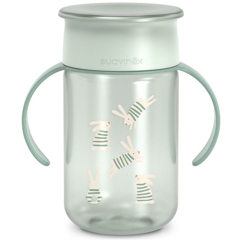 Tasse d'apprentissage 360° Wonderland vert (340 ml) Suavinex Produit 3