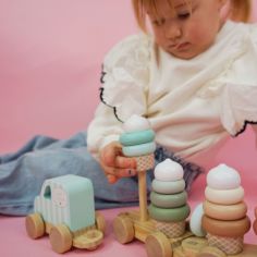 Train d'activités à tirer Glaces