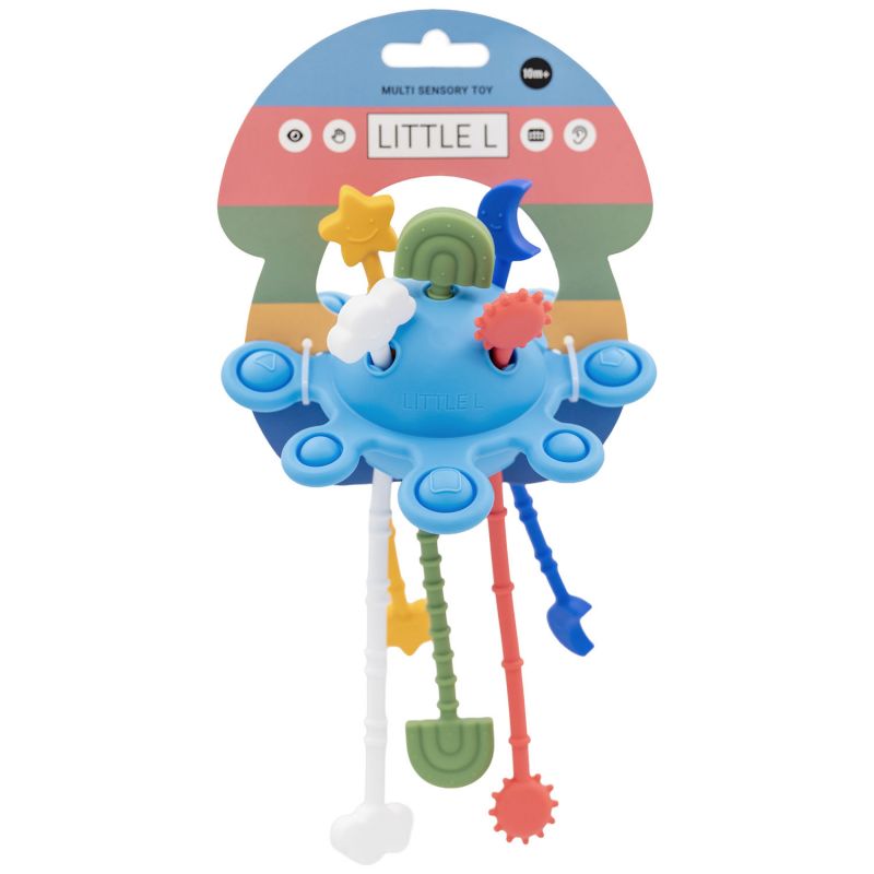 Jouet d'éveil et de dentition en silicone Planète Little L Packaging 7