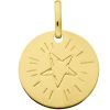 Médaille Etoile personnalisable (or jaune 18 carats)  par Maison Augis