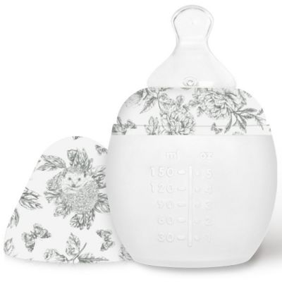 Biberon anti-colique en silicone X Tartine et Chocolat gris (150 ml)