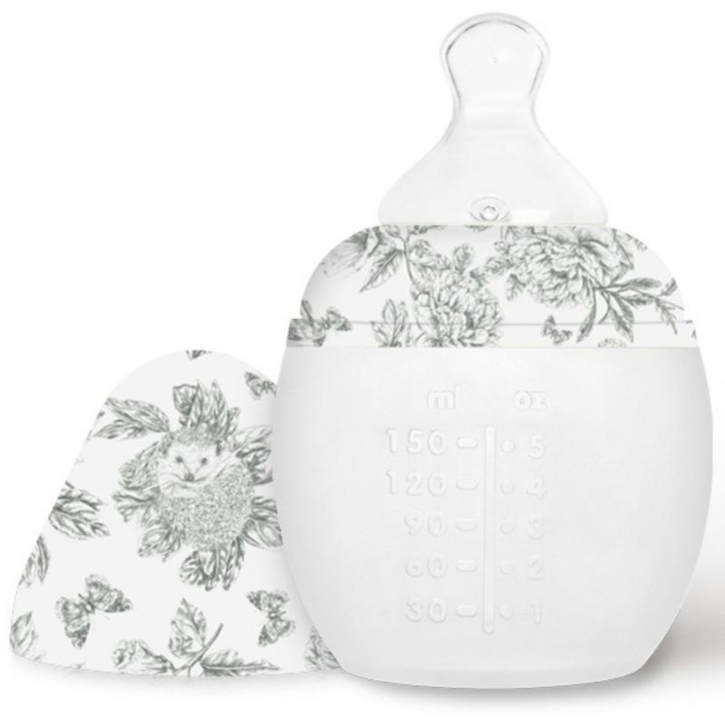 Biberon anti-colique en silicone X Tartine et Chocolat gris (150 ml) Elhée Produit 1