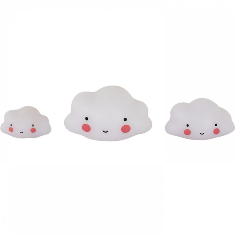 Lot de 3 décorations à poser nuage A Little Lovely Company