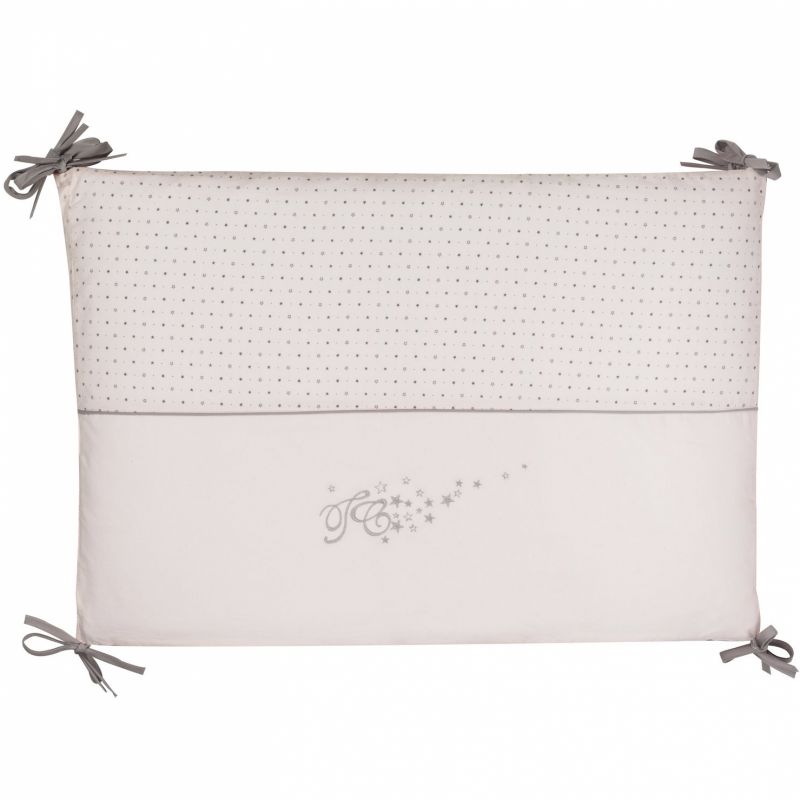 Tour de lit rose réglable Pluie d'étoile (pour lits 60 x 120 et 70 x 140cm) Tartine et Chocolat