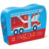Mini Puzzle Camion de pompier (12 pièces) Crocodile Creek Packaging 1