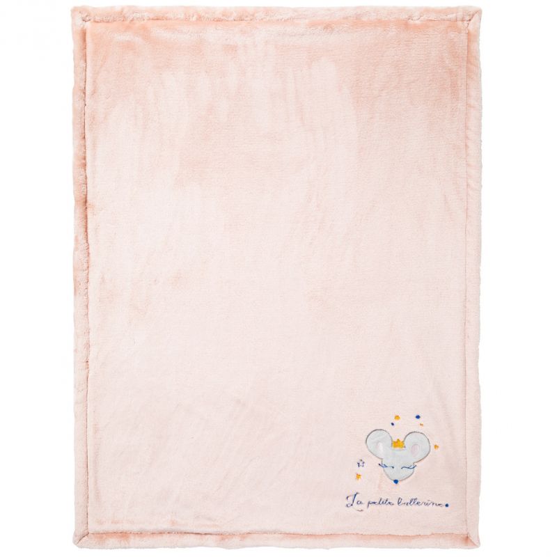Couverture velours souris La petite ballerine (75 x 100 cm) Babycalin