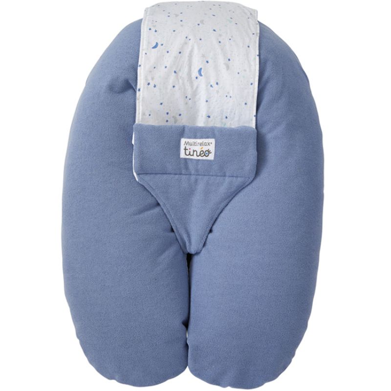 Coussin de grossesse Multirelax évolutif éponge bleu sky Tinéo