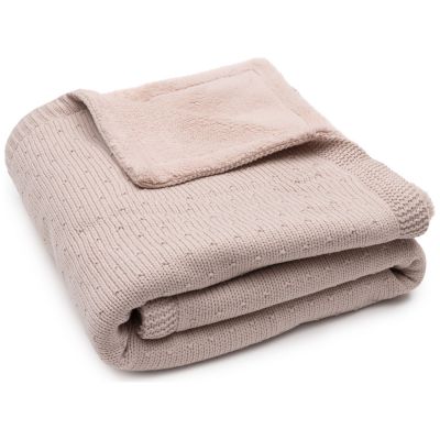 Couverture Sprinkle Knit Silk Rose-Fluffy (100 x 150 cm)
