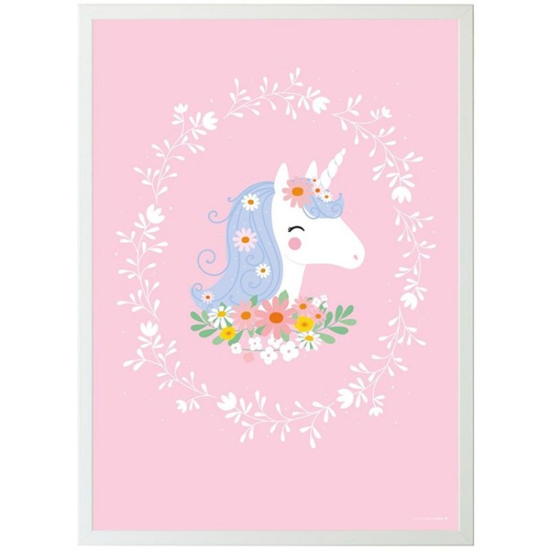 Affiche Licorne (50 x 70 cm) A Little Lovely Company