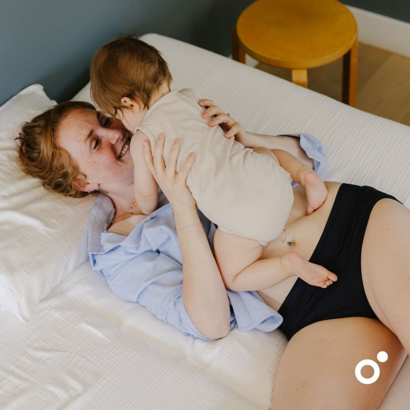 Culotte post-partum Flowly Black (XS-S-M) Doomoo Ambiance 2