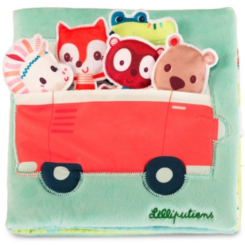 Livre bébé en tissu Louise et ses copains Lilliputiens