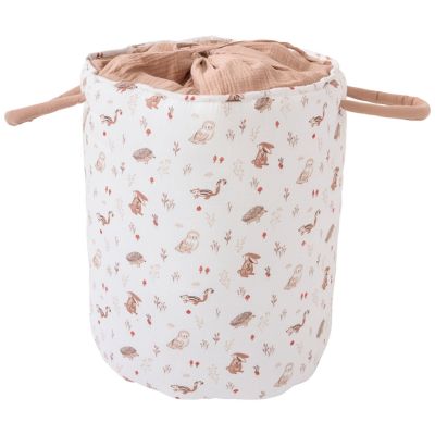 Maxi panier de rangement à anses clairière et Mocha (40x45 cm) BB & Co