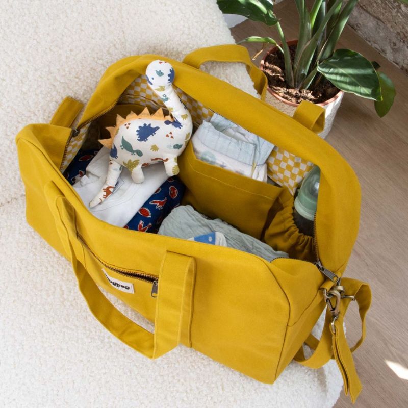 Sac à langer Basile Safran Hindbag Ambiance 2