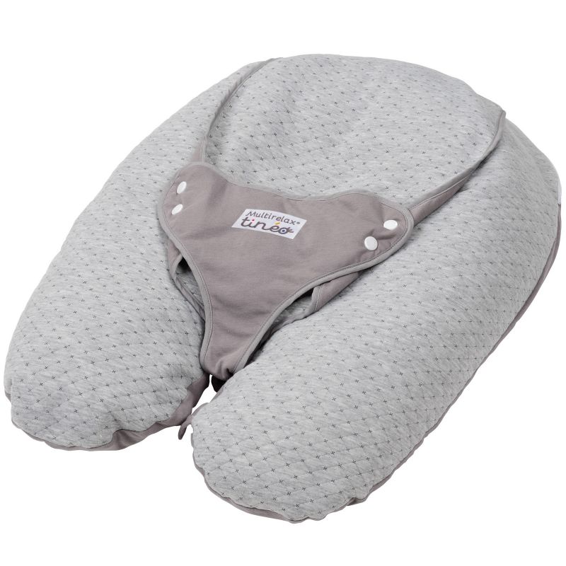 Multirelax coussin de maternité évolutif jersey gris Tinéo