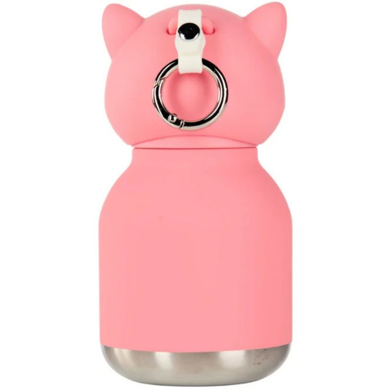 Mini gourde isotherme Bestie Renard rose (200 ml) Asobu Produit 3