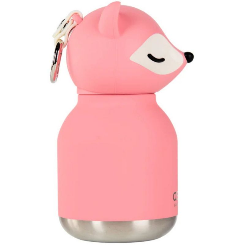 Mini gourde isotherme Bestie Renard rose (200 ml) Asobu Produit 4