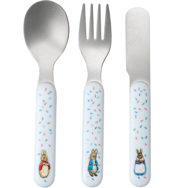 Set de 3 couverts Pierre Lapin Petit Jour Paris Produit 1 grande taille