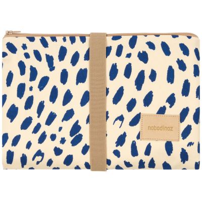 Tapis à langer imperméable Hyde Park Leonie Blue