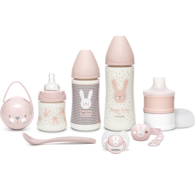 Coffret cadeau de naissance Welcome Baby lapin rose Suavinex