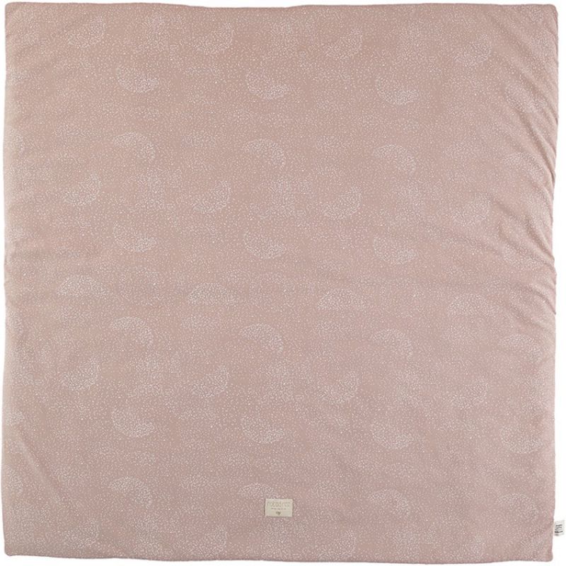 Tapis de jeu Colorado White Bubble Misty Pink (100 x 100 cm) Nobodinoz