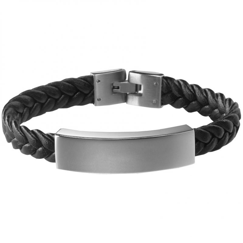 Bracelet Le Gentleman (acier) Petits trésors