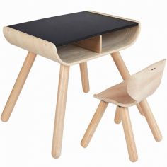 Table et chaise en bois