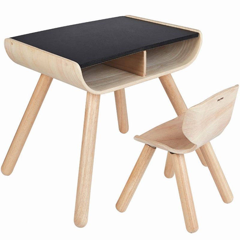 Table et chaise en bois Plan Toys Produit 1 grande taille