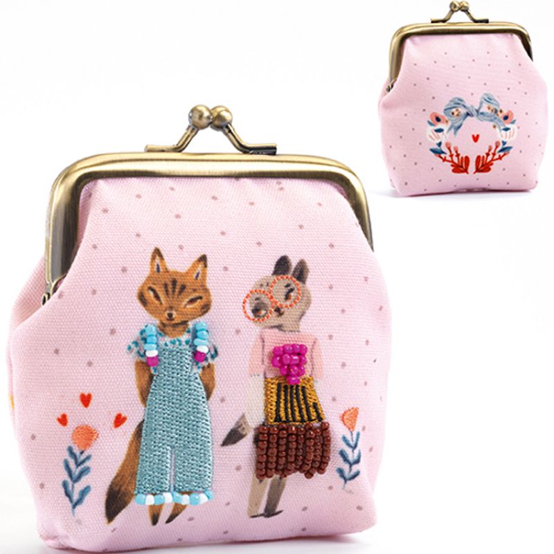 Porte monnaie Lovely Purses animaux Djeco Produit 1 grande taille