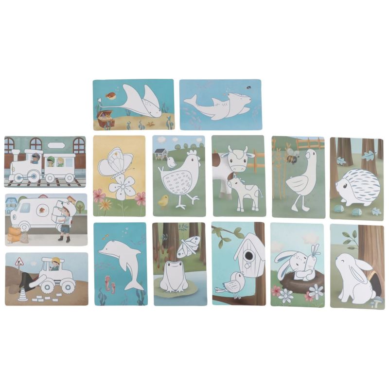 Tablette à dessin Forest Friends Bleu Little Dutch Produit 6