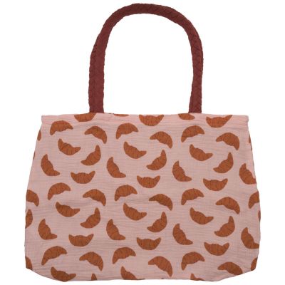 Sac Kasbah anses tressées en gaze de coton croissants BB & Co