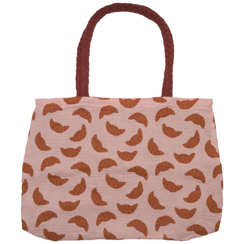 Sac Kasbah anses tressées en gaze de coton croissants BB & Co Produit 1