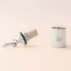 Pendentif Mon Petit Secret étoilé personnalisable (argent rhodié) - Mon Petit Poids